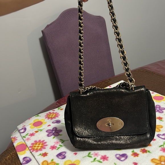 AuthenticSmall  Mulberry Lily Top handle shoulder bag - Picture 3 of 16